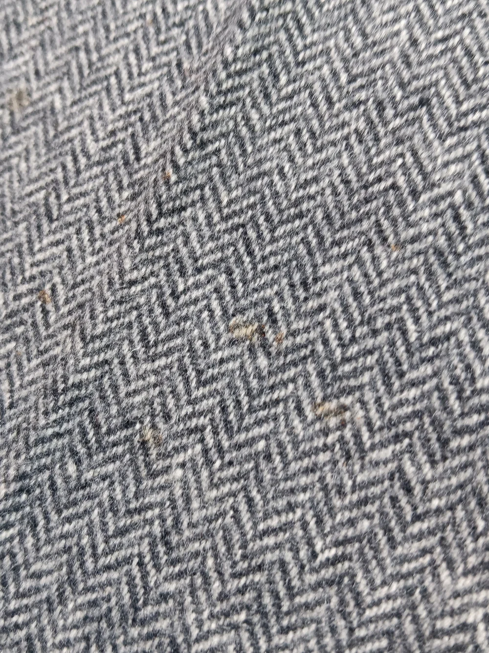 Vintage J Crew Pants Mens 36x34 Gray Wool Herringbone Pleated Pants Office